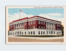 Postcard Court House and Municipal Building Coffeyville Kansas USA picture