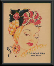 1940s Copacabana Club New York Drink Menu Reprint On 80 Year Old Paper *214 picture