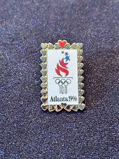 VTG 1996 Atlanta Olympic Games 100th Anniversary Souvenir Enamel Lapel Pin picture