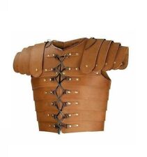 Halloween Leather Lorica Segmentata Roman body armor Larp cosplay costume picture