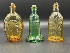 Lot of 3 Wheaton Glass Miniature Bottles 3