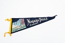Vintage Niagara Falls Canada Souvenir Felt Pennant 27