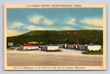 La Plaza Court Motel Lookout Mountain Chattanooga Tennessee TN Postcard picture