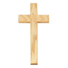 Oak Cross Timeless Symbol Of The Sacrifice Of Jesus To Save Us from Sin 12 Inch picture