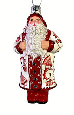 Patricia Breen Care Package Santa Chinoiserie Red #3040 2011 3.5” (VR) picture