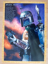 Boba Fett Star Wars Authentic Licensed 1999 Poster picture