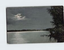 Postcard Moonlight View on Beaver Lake Beaver Dam Wisconsin USA picture