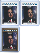 Bill Richardson-DEMOCRAT-2008 Topps Campaign 3 Card Lot #CO8-BR (1-GOLD/2-BASE) picture