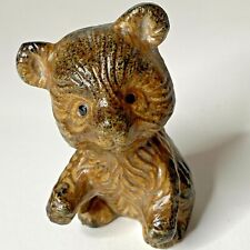 Dickmal Creation Brown Bear Japan Vintage Figurine Ceramic Small 3 Inches picture