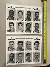 1992-1993 Washington Bullets Official NBA Basketball Team Set Tom Gugliotta picture