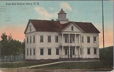 New Hampshire Derry East Side School Postcard Posted 1939 picture