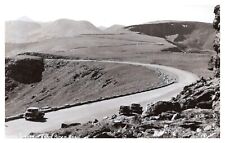 CO Tundra Curves Trail Ridge Road Rocky Mountain National Park 1930's Car RPPC picture