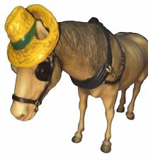 Vintage Breyer Old Timer Blinders Harness Horse with Hat picture
