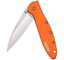 KERSHAW 1660OR LEEK Orange Speed-Safe assisted opening linerlock knife picture