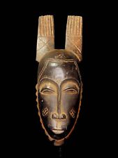 Decorative Carved Mask Wood Hand AFRICAN Wall Hanging Gu Mask Coast--4451 picture