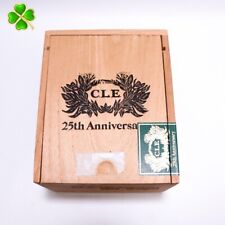C.L.E. 25th Anniversary Danli 50 x 5 Empty Wood Cigar Box 5.5