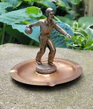 VINTAGE 1950'S BOWLING TROPHY ASHTRAY CLEVELAND METAL SPECIALTIES   picture