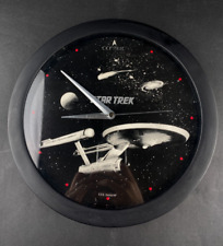Vintage 1992 Centric USS Enterprise Star Trek Clock 11