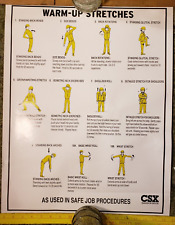 Vintage CSX Transportation Morning Exercise Warm-Up Stretches 24