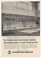 1955 Decatur IN Electric Power Plant BLH Engine Ad picture