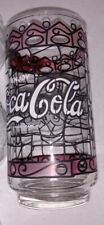  Vintage Enjoy Coca-Cola Drinking Glass Tiffany Style Stained Glass-Hardees picture