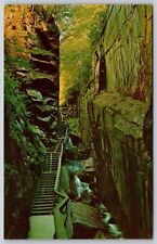 Postcard Flume Gorge, Franconia Notch NH P180 picture