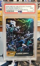 2022 DC Events Rebirth #A2565 Back Cover Legendary Physical Card PSA 9 picture