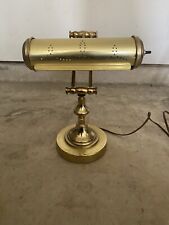 Vintage Brass Art Deco Bankers Lamp picture