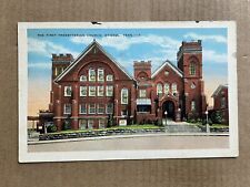 Postcard Bristol TN Tennessee First Presbyterian Church Vintage PC picture