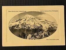 MOUNT RAINER FROM TOTOOSH RANGE WASHINGTON GLOSSO SERIES POSTCARD picture