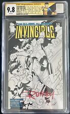 INVINCIBLE #52 SKETCH COVER W/LABEL CGC SS 9.8 SIGNED BY RYAN OTTLEY (COMP) picture