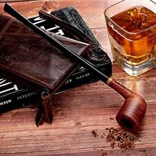 Capo Lily Tobacco Pipe Set, Handmade Pear Wood Churchwarden Kit with Accessories picture
