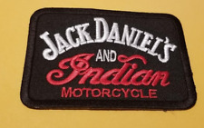 Indian Motorcycles Jack Daniel's Embroidered Patch Shipping approx 2.5x3.5