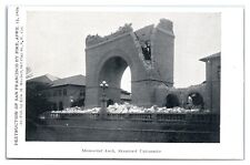 Postcard - Memorial Arch Stanford University  San Francisco Fire 1906 California picture