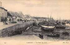 Camaret sur Mer France birds eye view boats in harbor antique pc Z22509 picture