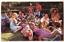 Postcard Hawaiian Luau United Airlines Hawaii HI c1960s picture