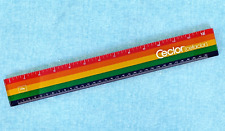 RARE VTG Lilly Ceclor Cefaclor Pharmaceutical Promotional Acrylic Rainbow Ruler picture