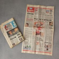 Vintage Newspaper USA Today Joe Montana Leaving 49ers San Francisco James Brown picture
