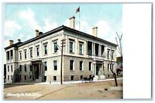 Kansas City Missouri MO Postcard Public Library Exterior Building c1905 Vintage picture