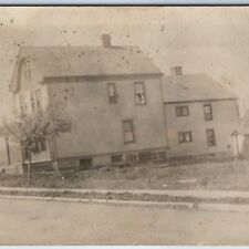 c1910s Large Victorian House RPPC Unknown Town Roadside Real Photo Postcard A260 picture