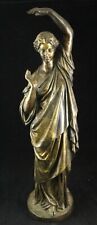 19th c. French Jacques Gautier Classical Bronze of a Goddess. 16 ¾” t. Signed  picture
