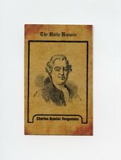 #TN22868 CHARLES GRAVIER VERGENNES Daily Historic Trade Card RARE picture