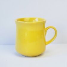 Vintage Yellow Hall China Company 2444 Restaurant Coffee Mug Cup 10 oz USA Made picture