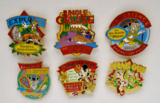 Disney DLR The Jungle Cruise Collection 2008 Pin Set 6 GWP  Pins + Map picture