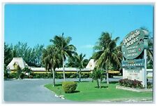 c1960's Tropical Acres Restaurant Exterior Pampano Beach Florida FL Postcard picture