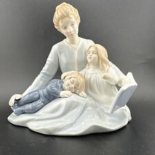 A Mother's Touch Porcelain Figurine Avon 1984 Mother w/Two Children Collectable picture