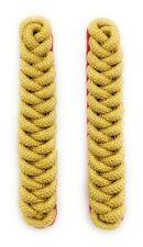Royal Scots Dragoon Shoulder Cords. Gold Mylar Sold in Pairs picture