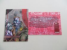 1994 IMAGES OF SHADOWHAWK TRENCHER CARD # 61 SIGNED CREATOR KEITH GIFFEN picture