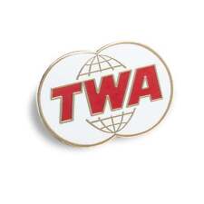 TWA Trans World Airlines Replica Logo Tack Lapel Pin Jet Pilot Flight Attendant picture