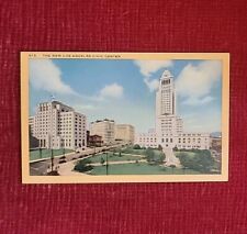 Postcard CA New Los Angeles Civic Center Posted 1946 Linen Vintage PC G5013 picture